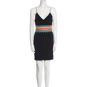 Black Embroidered Dress